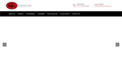 Desktop Screenshot of concreteink.net